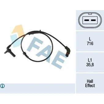 Billede af ABS Sensor FAE 78488