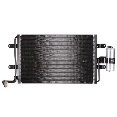 Billede af THERMOTEC KTT110003 Kondensator med tørrer 590 X 361 16 mm Aluminium AUDI: A3 Sportback, Hatchback, VOLKSWAGEN: Golf 4, Bora Sedan