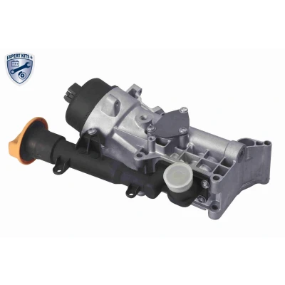 Billede af VEMO V40 60 2132 Olieradiator med oliefilterhus filter OPEL: Corsa D Hatchback, FIAT: 500 Hatchback