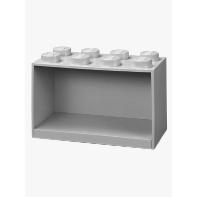 Billede af LEGO Hylde 8, Grey, Børnemøbler, Indretning børneværelse