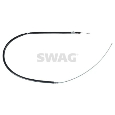 Billede af SWAG 32 92 2962 Håndbremsekabel bagved til venstre, højre 1691 Skivebremse AUDI: A3 Hatchback, VOLKSWAGEN: Golf 4, Bora Sedan