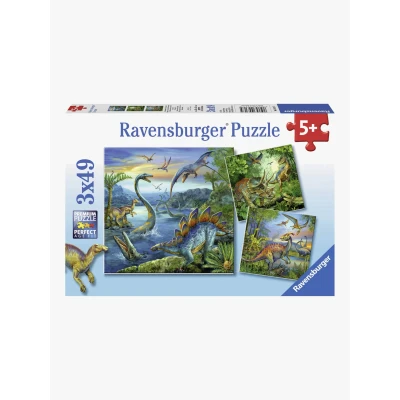 Billede af Ravensburger Puslespil Dinosaurer 3x49 Brikker