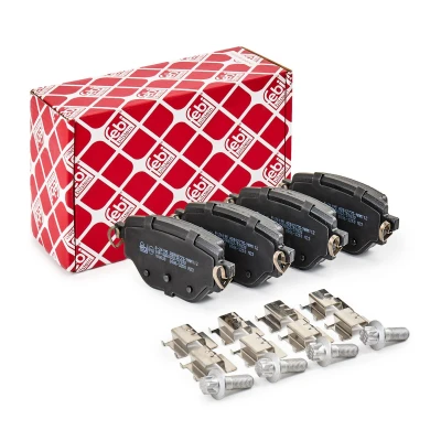 Billede af FEBI BILSTEIN 180630 Bremseklodser bagaksel med befæstelsesmateriale OPEL: Corsa F Hatchback, PEUGEOT: 2008 II