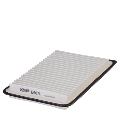 Billede af HENGST FILTER E667L Luftfilter 37 200 315 Filterindsats MAZDA: 3 Hatchback, 2 Sedan