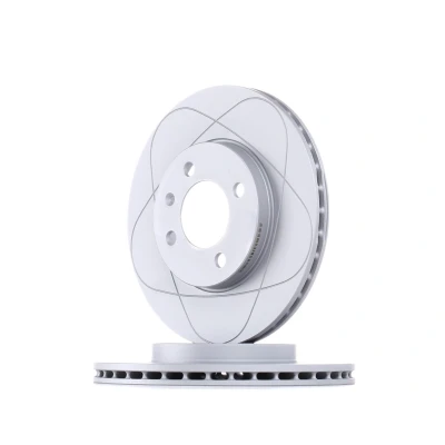 Billede af ATE PowerDisc 24.0320 0128.1 Bremseskiver 256,0 20,0 4 100,0 ventileret coatet legeret med skruer VOLKSWAGEN: Lupo / 3L, GOLF 2, 3