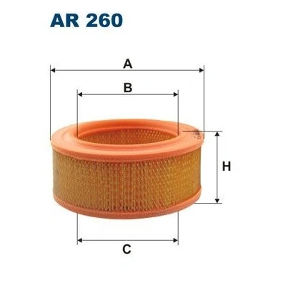 Billede af FILTRON AR 260 Luftfilter 78 183 Filterindsats