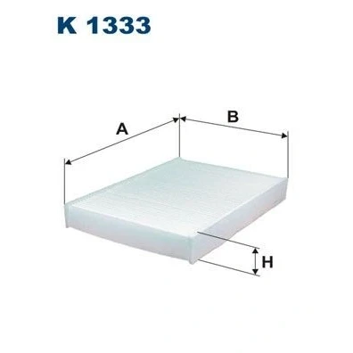 Billede af FILTRON K 1333 Kabinefilter Partikelfilter 255 182 35 VOLKSWAGEN: up! Hatchback, load Van, SKODA: Citigo, SEAT: Mii