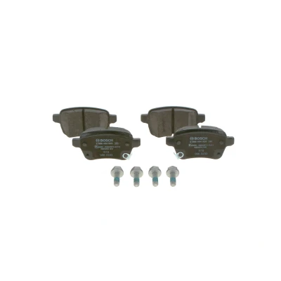 Billede af BOSCH 0 986 494 825 Bremseklodser Low Metallic med akustisk advarsel for slid anti knirke plade, skruer tilbehør OPEL: Corsa E Hatchback