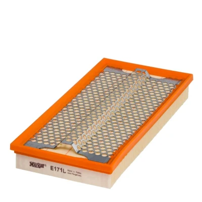 Billede af HENGST FILTER E171L Luftfilter 44 157 333 Filterindsats MERCEDES BENZ: W124 Sedan, E klasse SL Cabriolet