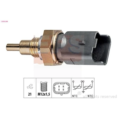 Billede af EPS 1.830.286 Kølevæsketemperatur Sensor Made in Italy OE Equivalent ALFA ROMEO: GT, GTV, FIAT: Punto II Hatchback
