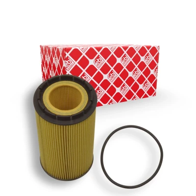 Billede af FEBI BILSTEIN 109225 Oliefilter med tætningsring Filterindsats VOLKSWAGEN: Touareg I, AUDI: A8 D3, D4, BENTLEY: Continental GT