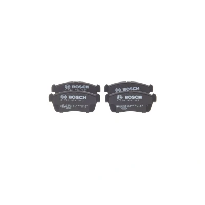 Billede af BOSCH 0 986 494 927 Bremseklodser Low Metallic med indbygget slid advarselskontakt SUZUKI: IGNIS 2, Alto VI, Celerio, DAIHATSU: Sirion II, Cuore 6