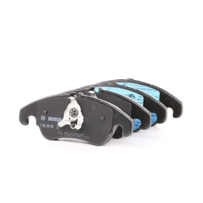 Billede af BOSCH 0 986 494 456 Bremseklodser Low Metallic Inkl. slidadvarselskontakt med anti knirke plade, monteringsvejledning AUDI: Q5, A5 B8 Sportback