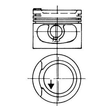 Billede af Stempel KOLBENSCHMIDT 93928620