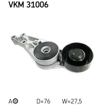 Billede af SKF VKM 31006 Strammehjul AUDI: A4 B7 Avant, B6 Sedan, A6 C6 Avant