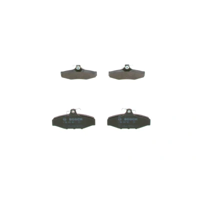 Billede af BOSCH 0 986 424 561 Bremseklodser Low Metallic med indbygget slidsensor anti knirke plade, monteringsvejledning