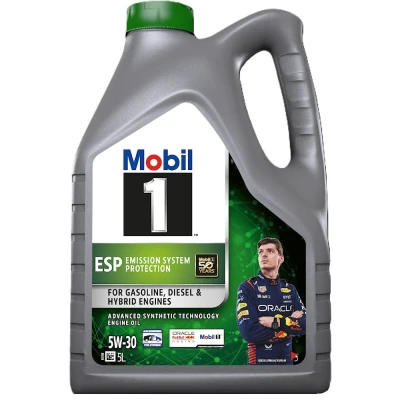 Billede af Mobil 1 ESP 5W 30 5l Motorolie 157295 VOLKSWAGEN: up! Hatchback, Golf 7, Polo V BMW: 3 Touring, 5 Touring