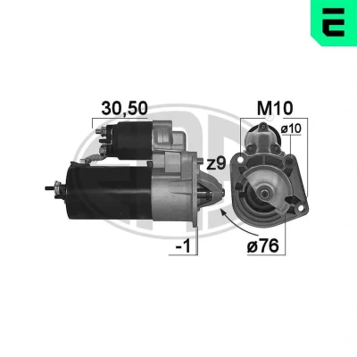 Billede af ERA 220104A Starter 12 1,4 9 VOLVO: XC90 I, XC70 I Cross Country, V70 2