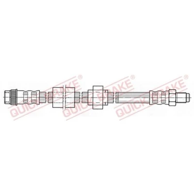 Billede af QUICK BRAKE 32.408 Bremseslange 431 M10x1 RENAULT: Kangoo I Express
