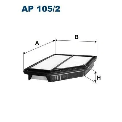 Billede af FILTRON AP 105/2 Luftfilter 46 199 294,5 Filterindsats HONDA: FR V, CR V 3, 2