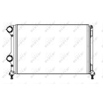 Billede af NRF 53245A Radiator Aluminium 702 304 32 Mekanisk fuget køleripper