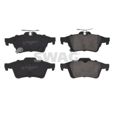 Billede af SWAG 33 10 0428 Bremseklodser bagaksel med akustisk advarsel for slid anti knirke plade FORD: FOCUS 3