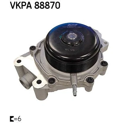 Billede af SKF VKPA 88870 vandpumpe regulerbar MERCEDES BENZ: C klasse T modell, Sedan, E modell