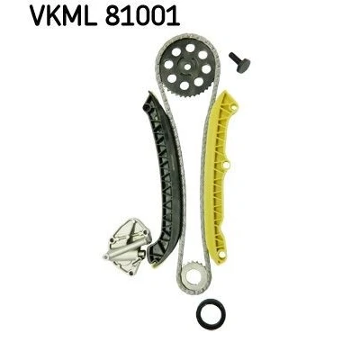 Billede af SKF VKML 81001 Styrekædesæt uden oliepumpekæde Simplex, Lukket kæde SKODA: Fabia 1 Combi, I Hatchback, 2, VOLKSWAGEN: Fox Hatchback