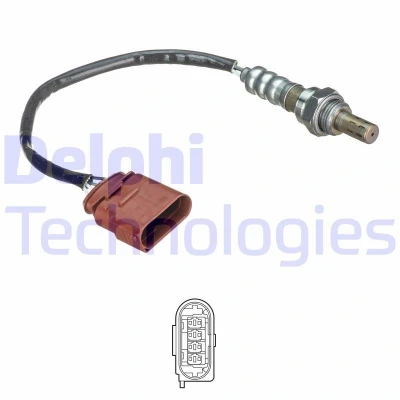 Billede af DELPHI ES21186 12B1 Lambdasonde pladesonde, opvarmet CHEVROLET: Aveo / Kalos Hatchback, Spark