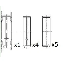 Billede af FAI AutoParts BM1010 STD Krumtapakselleje