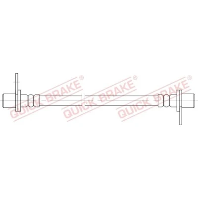 Billede af QUICK BRAKE 25.085 Bremseslange 235 M10x1 MITSUBISHI: Lancer 8 Limousine