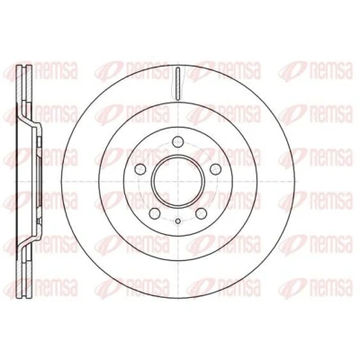 Billede af REMSA 61267.10 Bremseskiver bagaksel 329,9, 329,9 22 5 ventileret AUDI: A4 B8 Avant, A5 Sportback, Q5