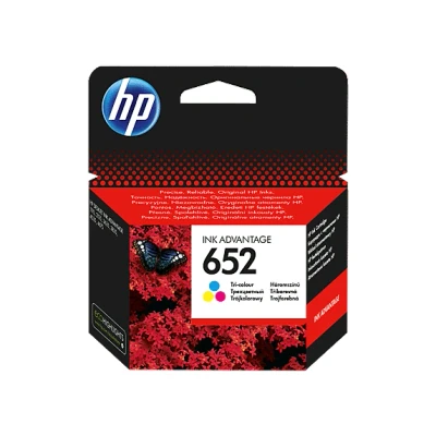 Billede af HP 652 farve blækpatron 200 sider F6V24AE original