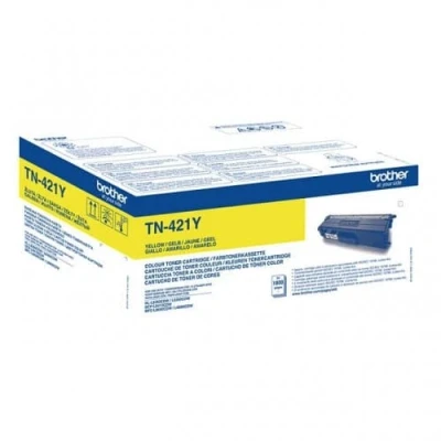 Billede af Brother TN421 gul toner 1.800 sider original TN421Y