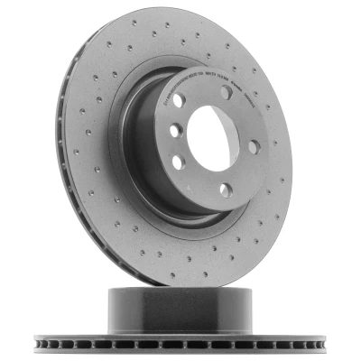 Billede af BREMBO 09.B569.1X Bremseskiver 330 20 5 perforeret/indv. ventileret coatet højkarboniseret med skruer BMW: X3, TOYOTA: Prius II Liftback