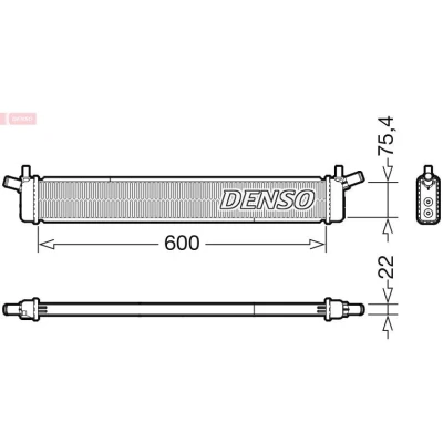 Billede af DENSO DRM50136 Radiator 600 90 22