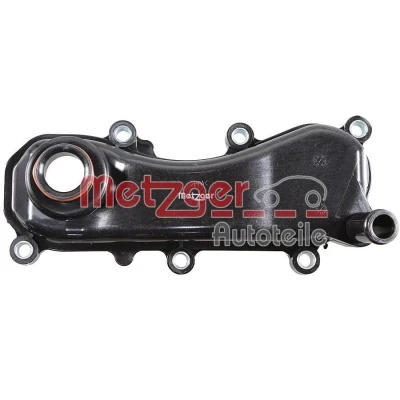 Billede af METZGER 4010459 Kølemiddelflange plastik vandpumpe, bag med pakning AUDI: A4 B8 Sedan, A6 C7 Avant, A7 Sportback