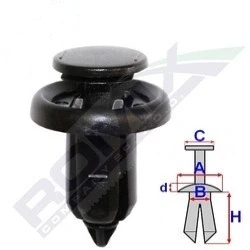 Billede af ROMIX C60752 Clips