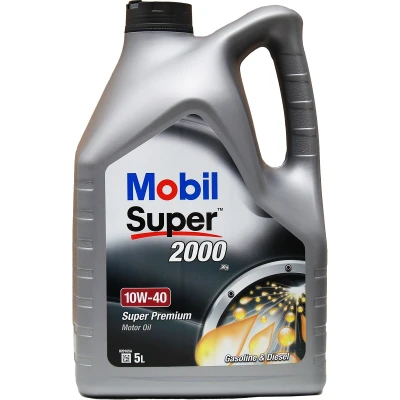 Billede af Motorolie MOBIL 10W40 SUPER 2000 5L