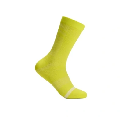 Billede af HOKA Trail CREW Unisex Sportsstrømper, Størrelse: Large, Neon yellow