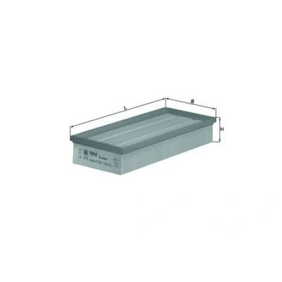 Billede af MAHLE ORIGINAL LX 1079 Luftfilter 56,9 150 307,0 Filterindsats SAAB: 9 3 Sedan, Cabriolet, Hatchback