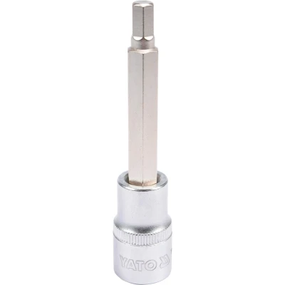 Billede af YATO YT 04393 Skraldenøgleindsats (Hexagon) DIN3120 7mm Krom vanadium stål, Værktøjsstål