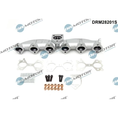 Billede af DR.MOTOR AUTOMOTIVE DRM28201S Udstødningsmanifold med pakninger befæstelsesmateriale, skruer BMW: 5 Touring