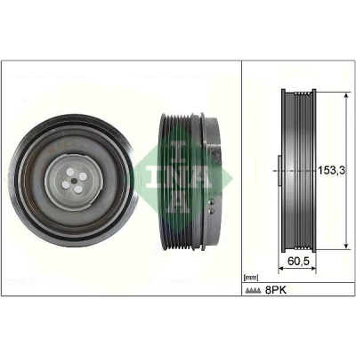 Billede af INA 544 0505 10 Remskive Krumtapaksel 153 BMW: 2 Active Tourer