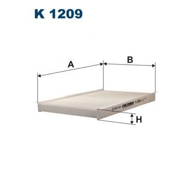 Billede af FILTRON K 1209 Kabinefilter Partikelfilter 258 164 22