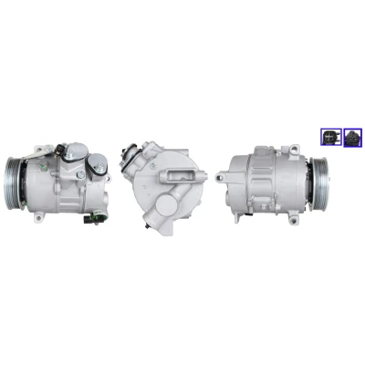 Billede af ELSTOCK 51 1140 Kompressor PAG 46 YF R 134a, 1234yf med pakninger FORD: Transit Custom V362 Van