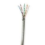 Billede af Netværkskabel Roll CAT6 Solid S/FTP CCA 100.0 m Indendørs Runde PVC Grå Gaveæske