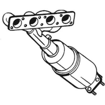 Billede af BOSAL 090 152 Katalysator Euro 4 med monteringsdele BMW: 3 Sedan, Touring, 1 Hatchback