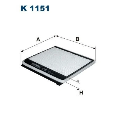 Billede af FILTRON K 1151 Kabinefilter Partikelfilter 223 227 19 RENAULT: Scénic 1