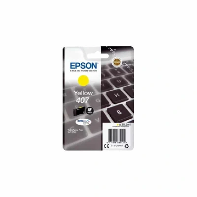 Billede af Epson 407 gul blækpatron 20,3 ml C13T07U440 original